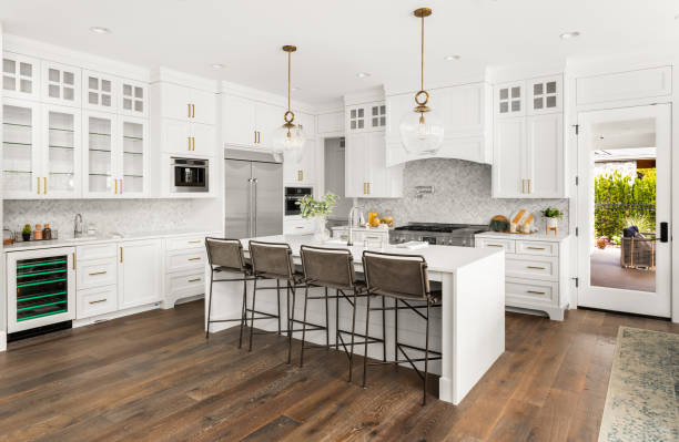 LVP kitchen floor Woodbine