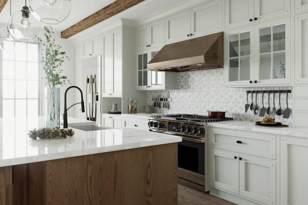 Hardwood kitchen floor Woodbine